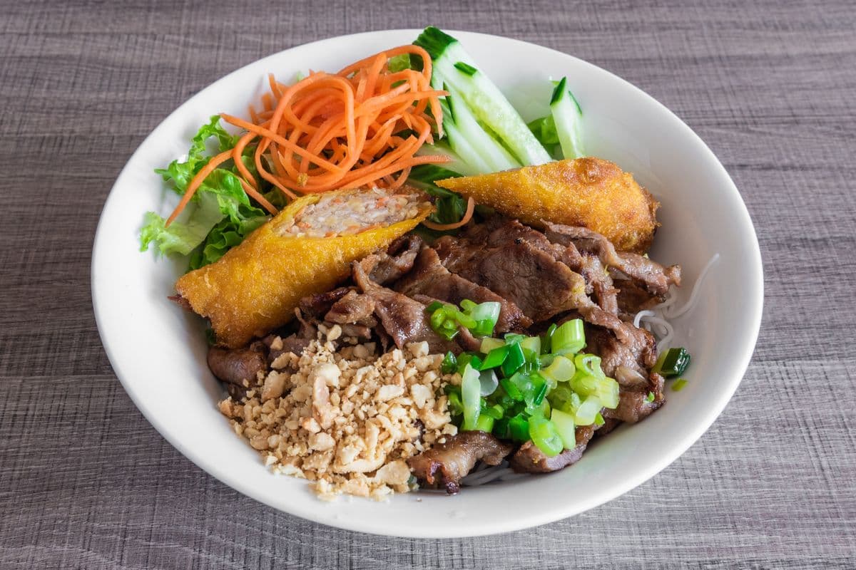 B1. VERMICELLI DISHES ( Bun thit Cha gio )