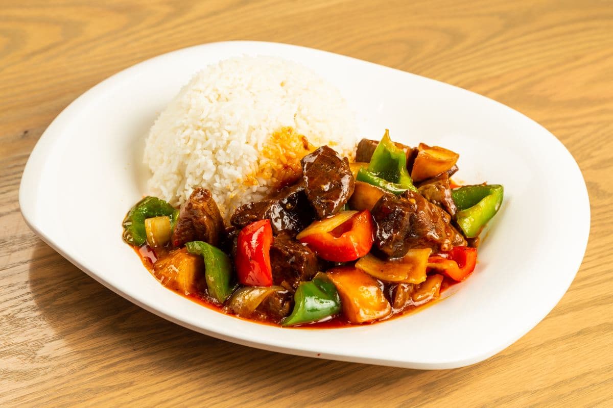 Stewed Beef and Potato with Rice 土豆牛肉盖饭