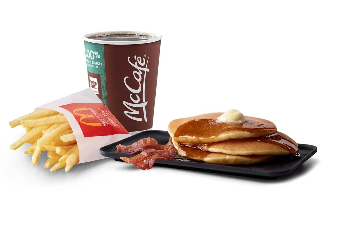 Hotcakes & Bacon Extra Value Meal [830.0 Cals]