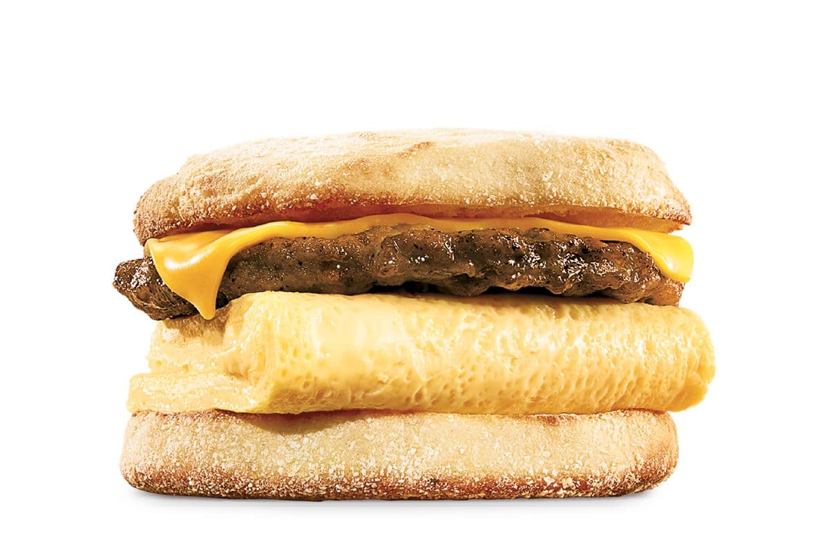 Sausage, Egg, & Cheese English Muffin (360 Cals)