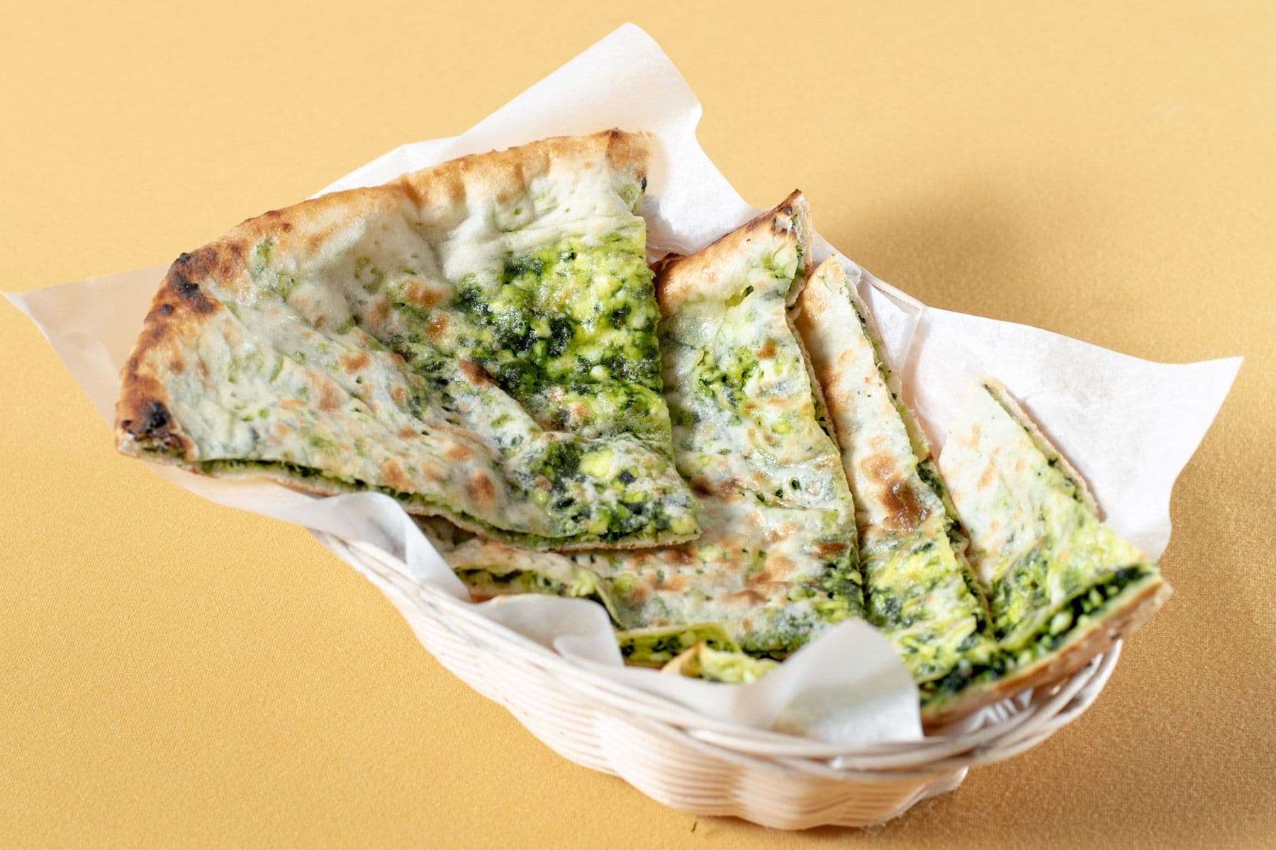 Palak Paneer Naan