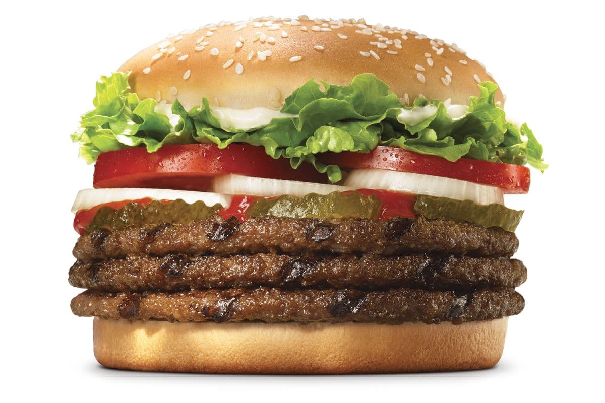 Triple WHOPPER® Sandwich (1140 Cals)