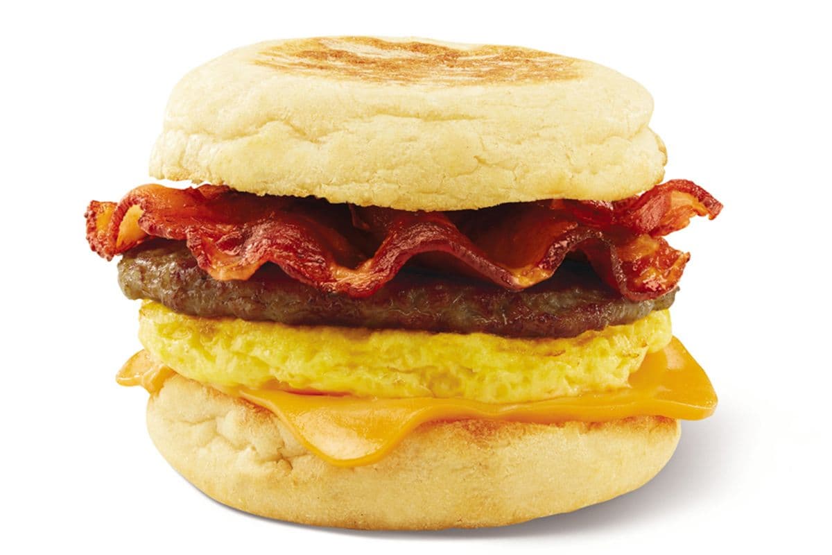 Sausage & Bacon Breakfast Sandwich