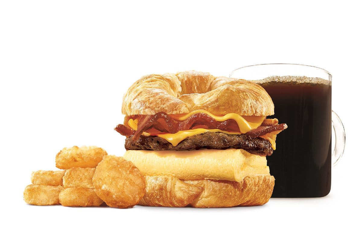 Bacon, Egg, & Cheese CROISSAN'WICH® Meal (680-1090 Cals)