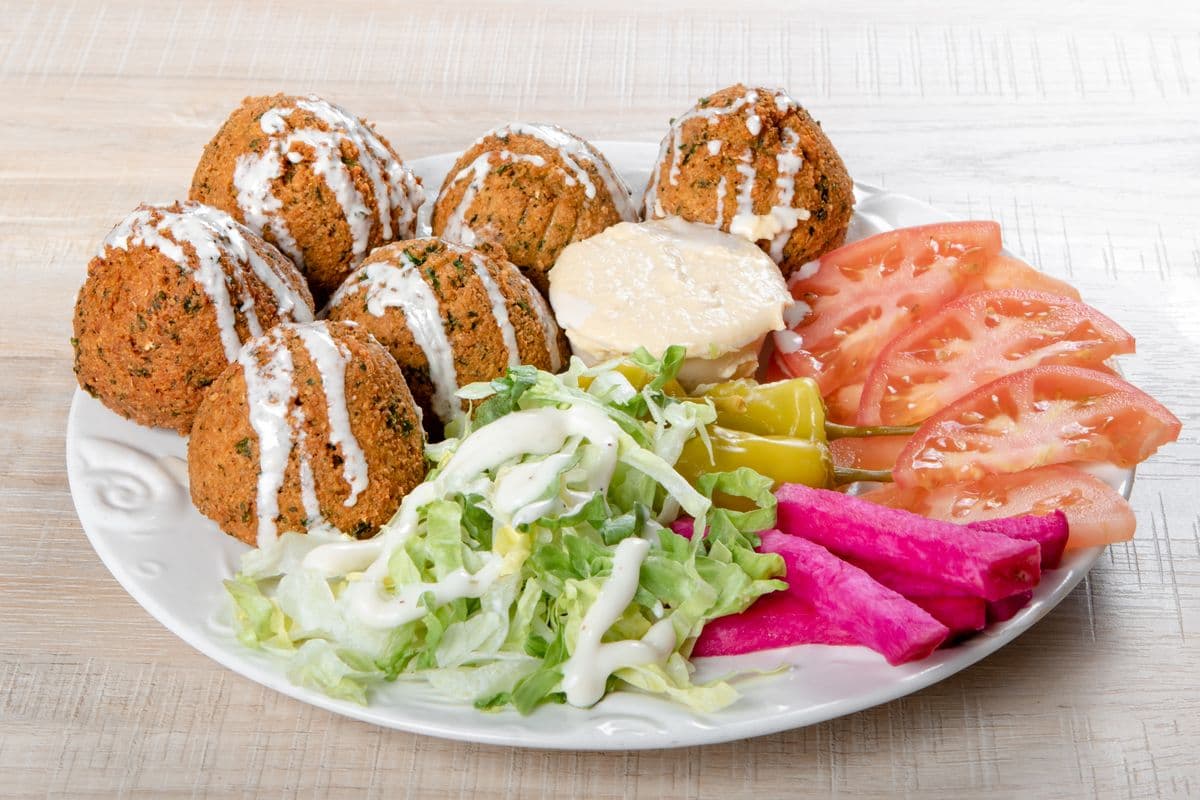 Plat de falafel