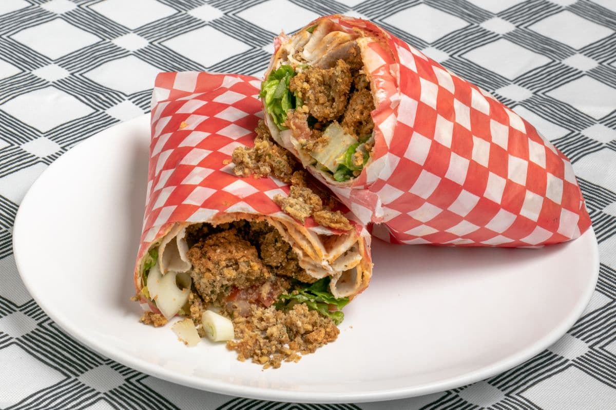 Falafel Sandwich Wrap