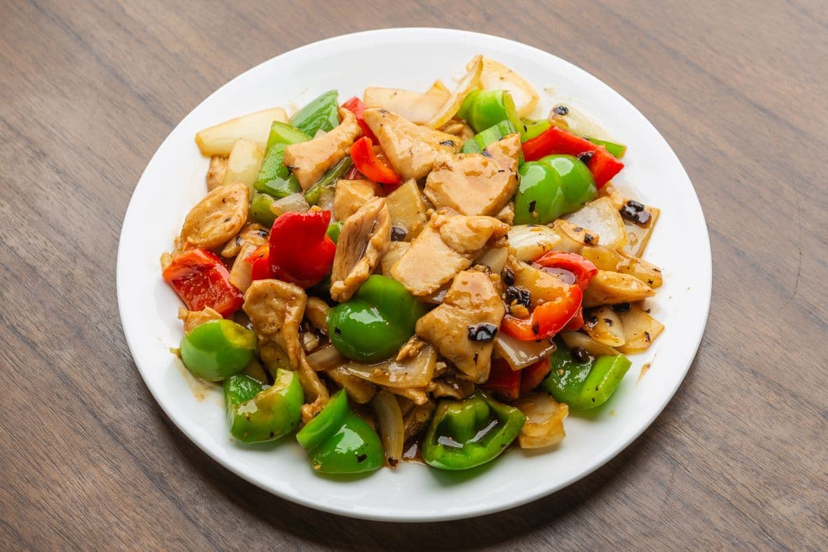 56. Chicken in Black Bean Garlic Sauce豉椒鸡