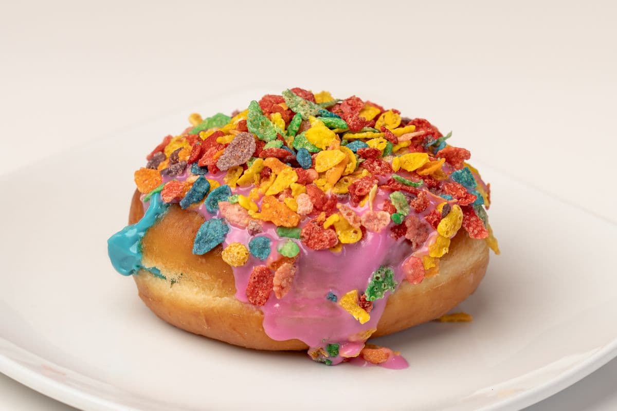 Fruity Pebbles Donut