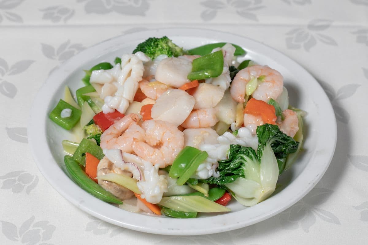 66. Shrimp with Mixed Vegetables