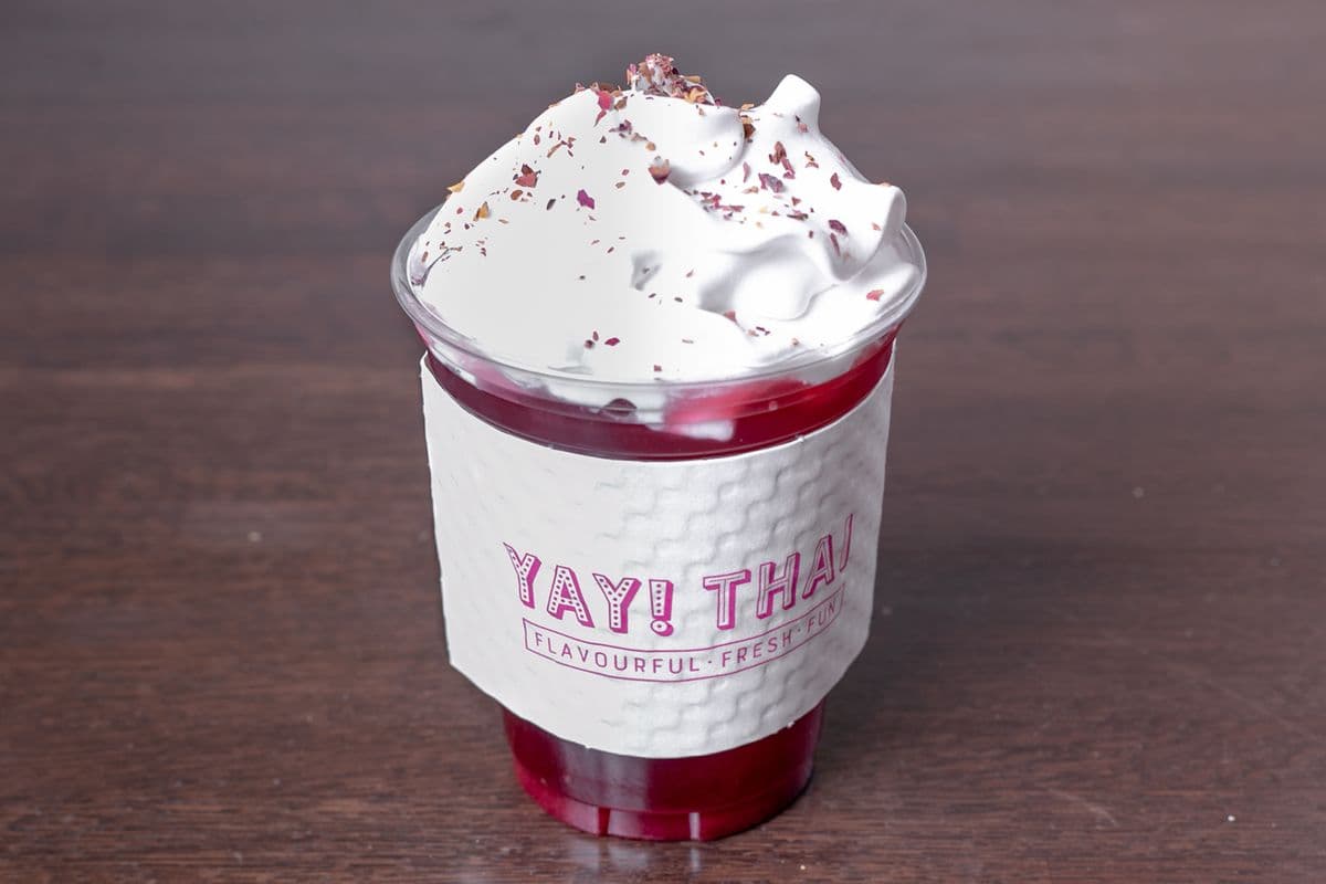 Thai Hibiscus Tea Latte