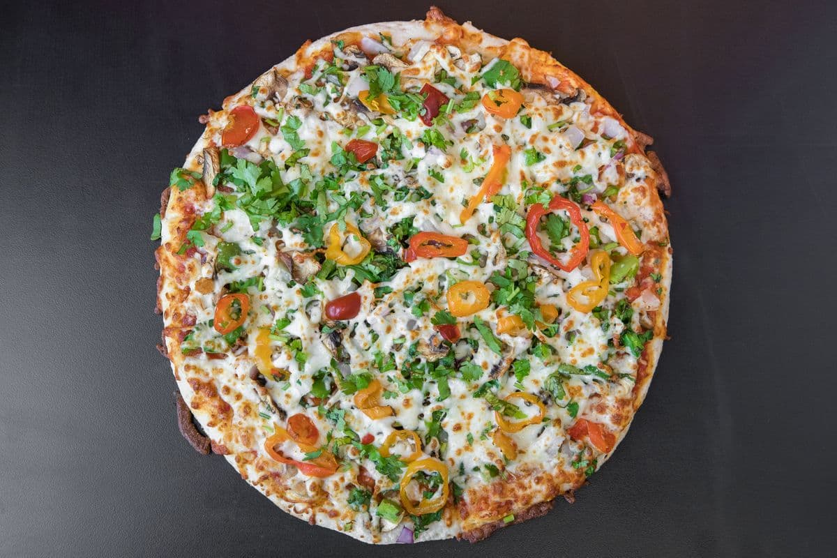 12" Medium Veggie Indian-Style Pizza