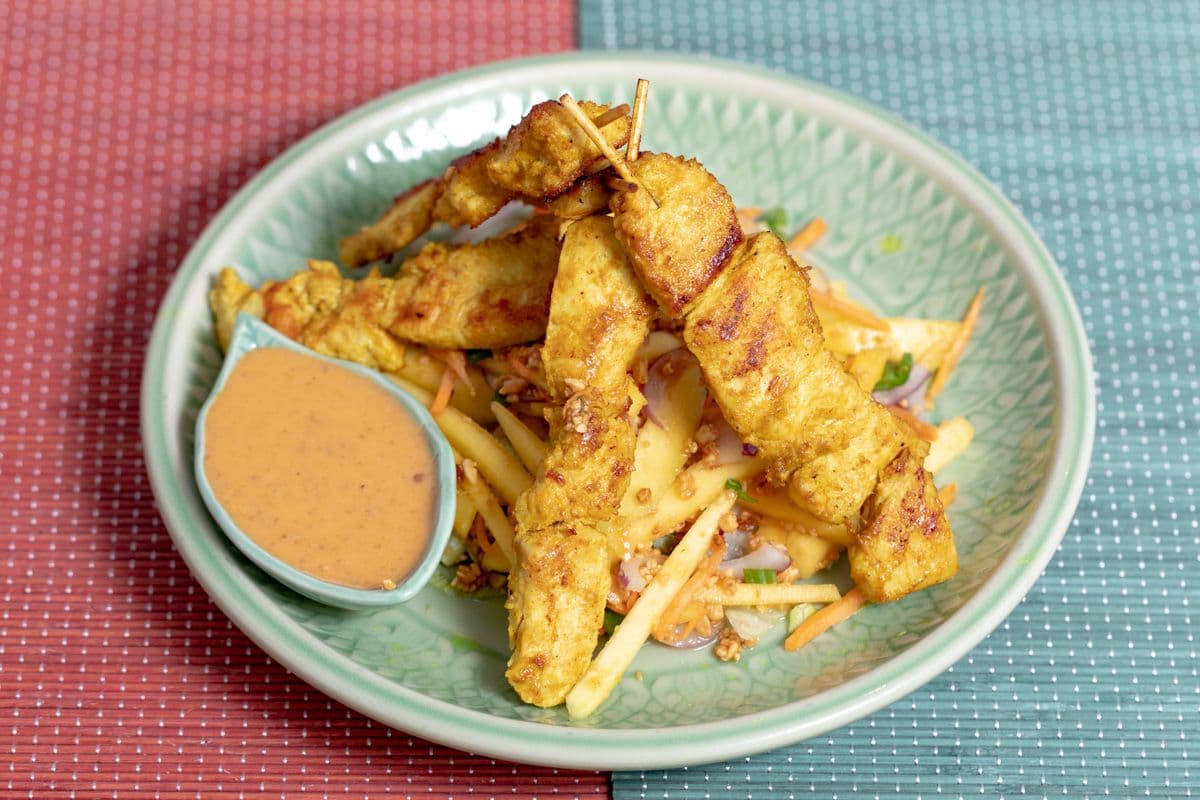 1. My Thai Satay (4 pcs)