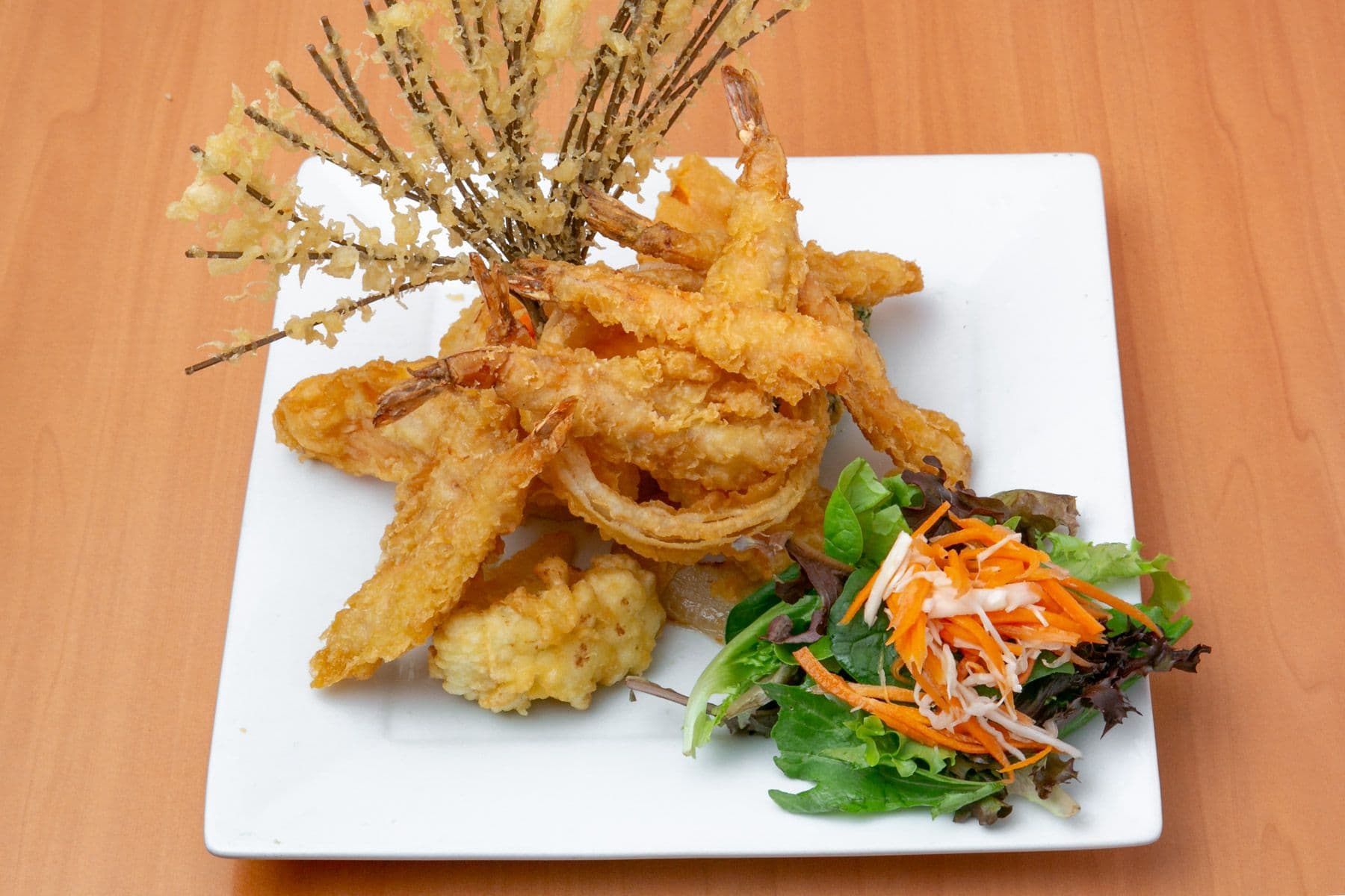 Crevettes tempura ( repas)