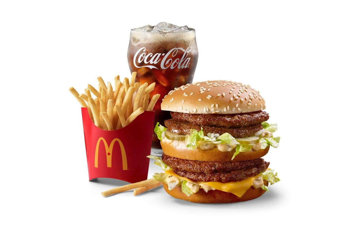 Double Big Mac Extra Value Meal [870-1300 Cals]