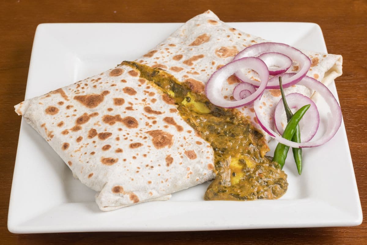 Saag Paneer Roti