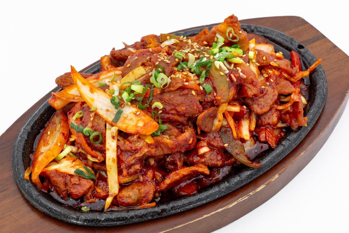 Spicy Stir-Fried Pork on Rice