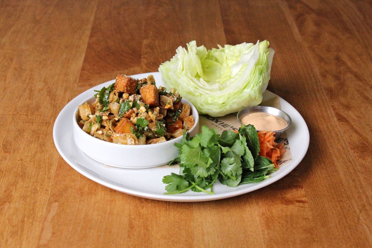 Vegan Tofu Lettuce Wraps