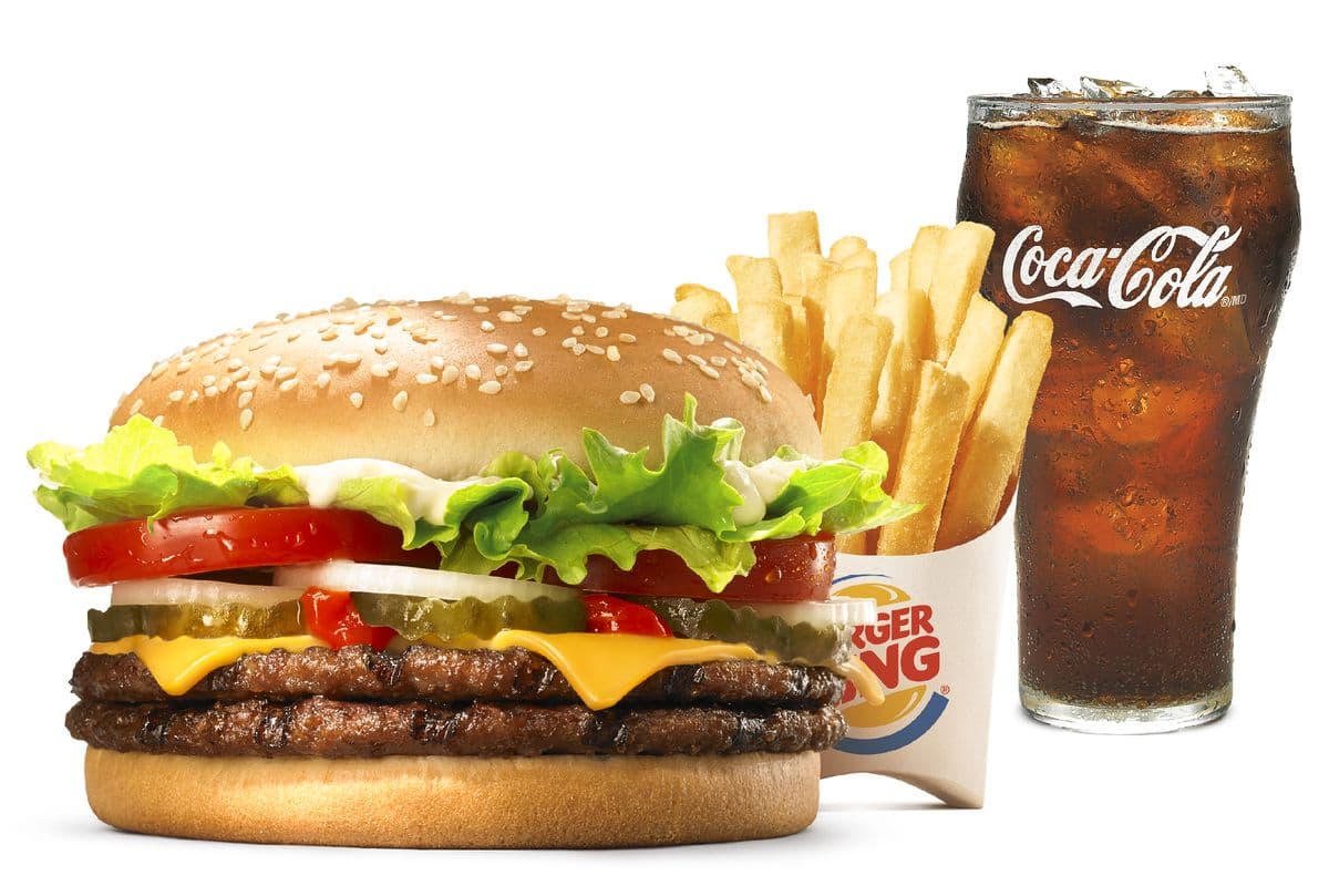 Double WHOPPER® with Cheese Meal (1380-1680 Cals)