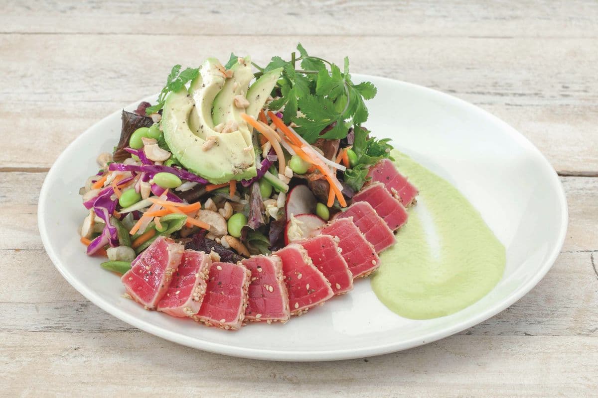 Seared Ginger Tuna Salad