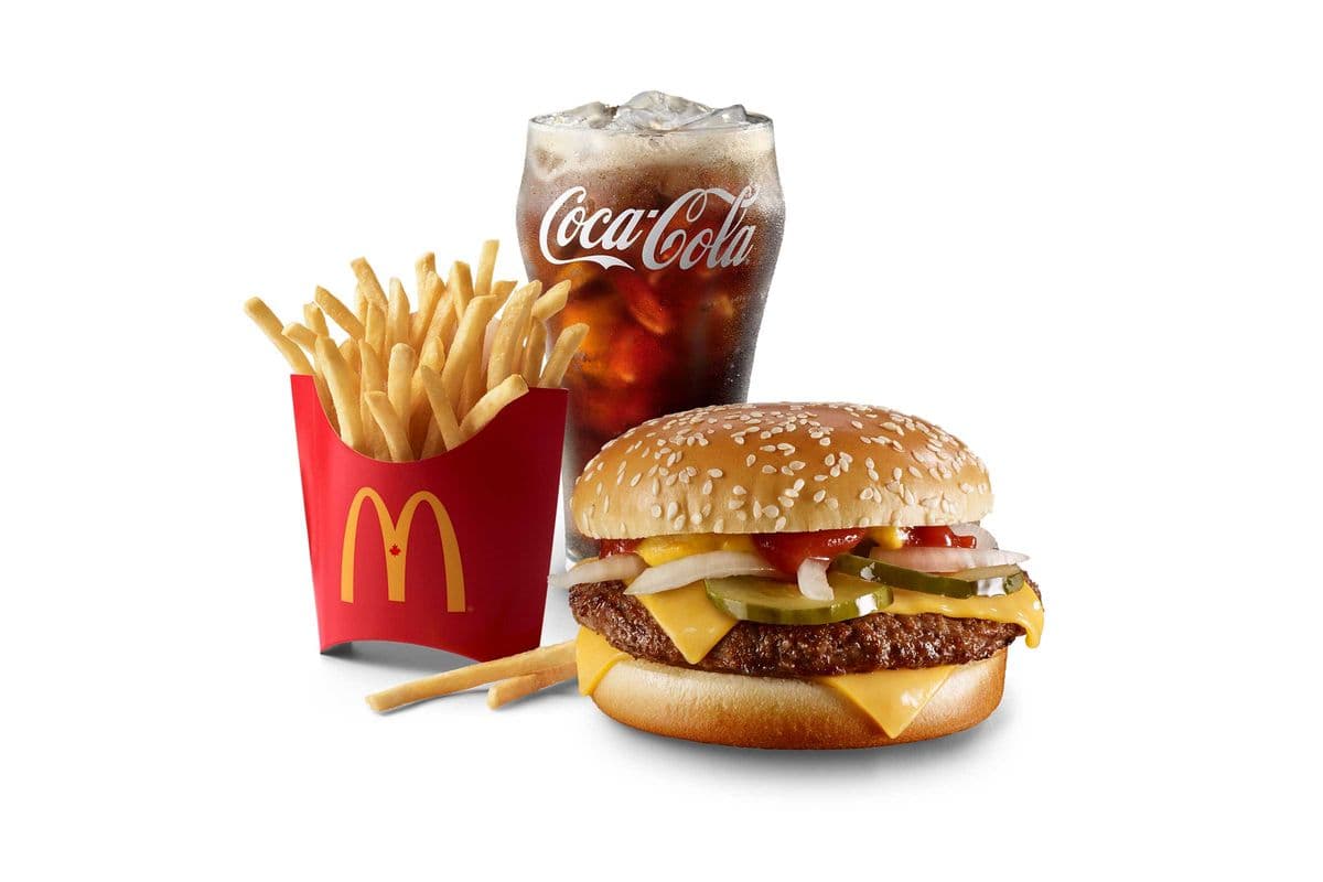 Quarter Pounder with Cheese Extra Value Meal [670-1100 Cals]