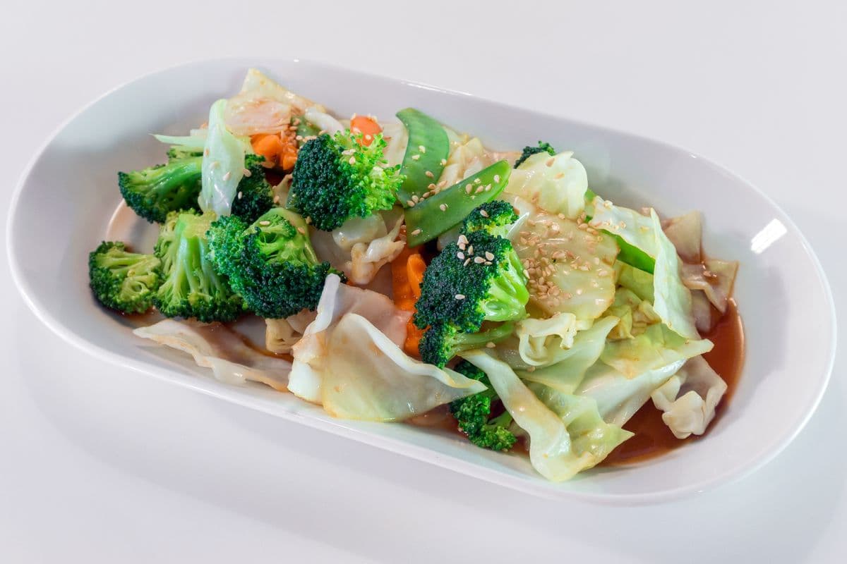E9. Pad Pak Sesame Sauce