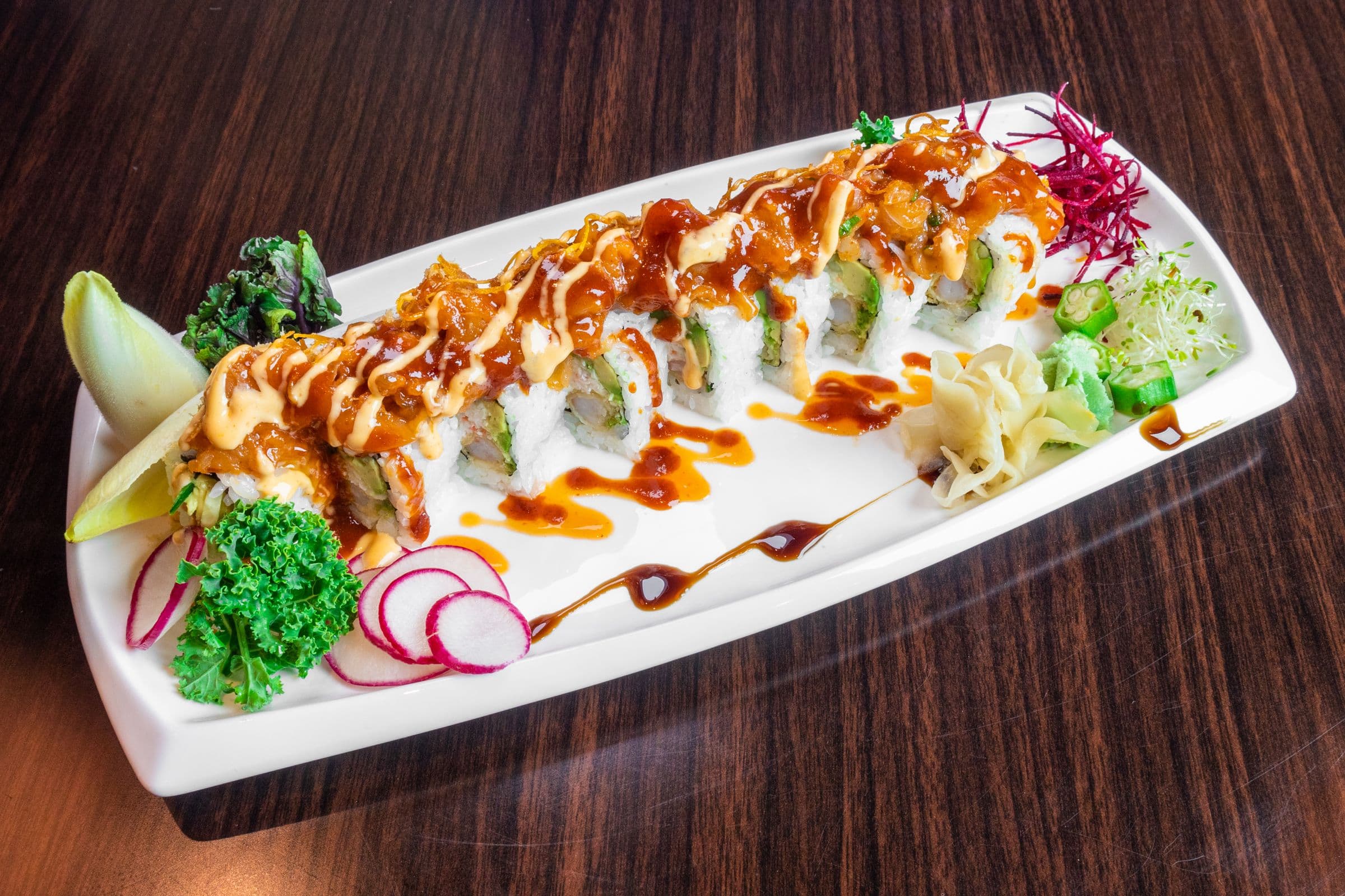 Salmon Dragon Roll