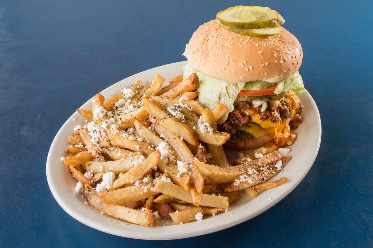 Village Burger Platter