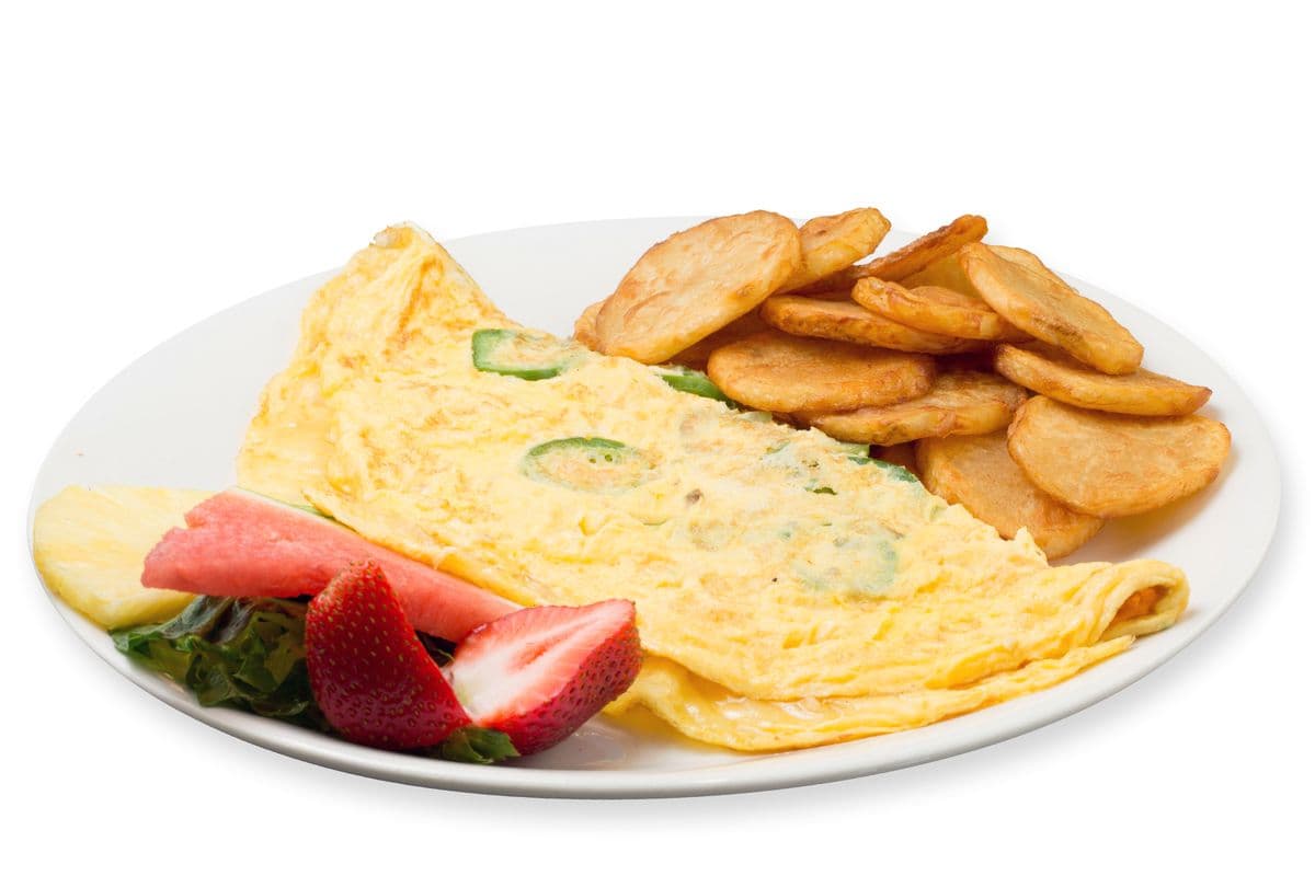 Fresh Jalapeno and Cheddar Omelette