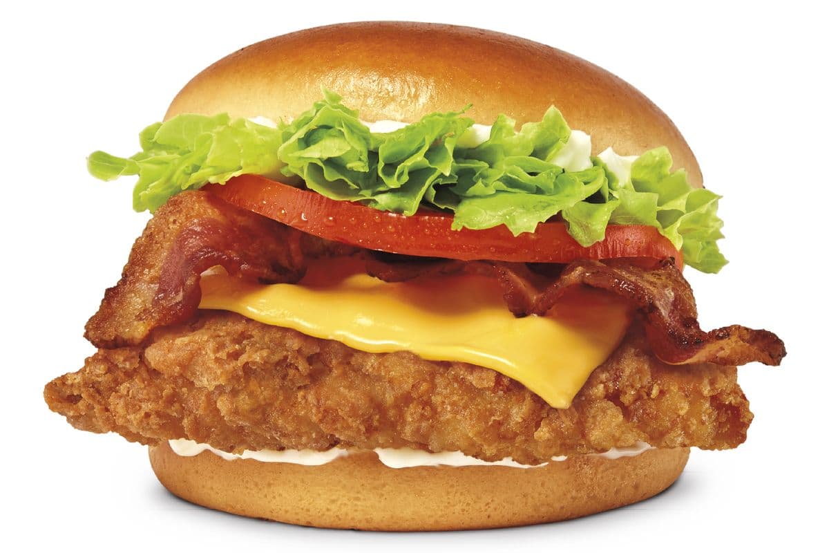 Bacon & Cheese Crispy Chicken Sandwich (810 Cals)
