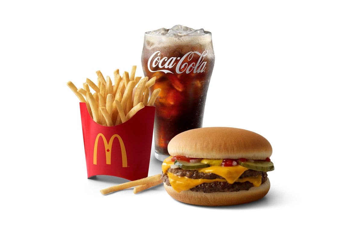Double Cheeseburger Extra Value Meal [560-990 Cals]