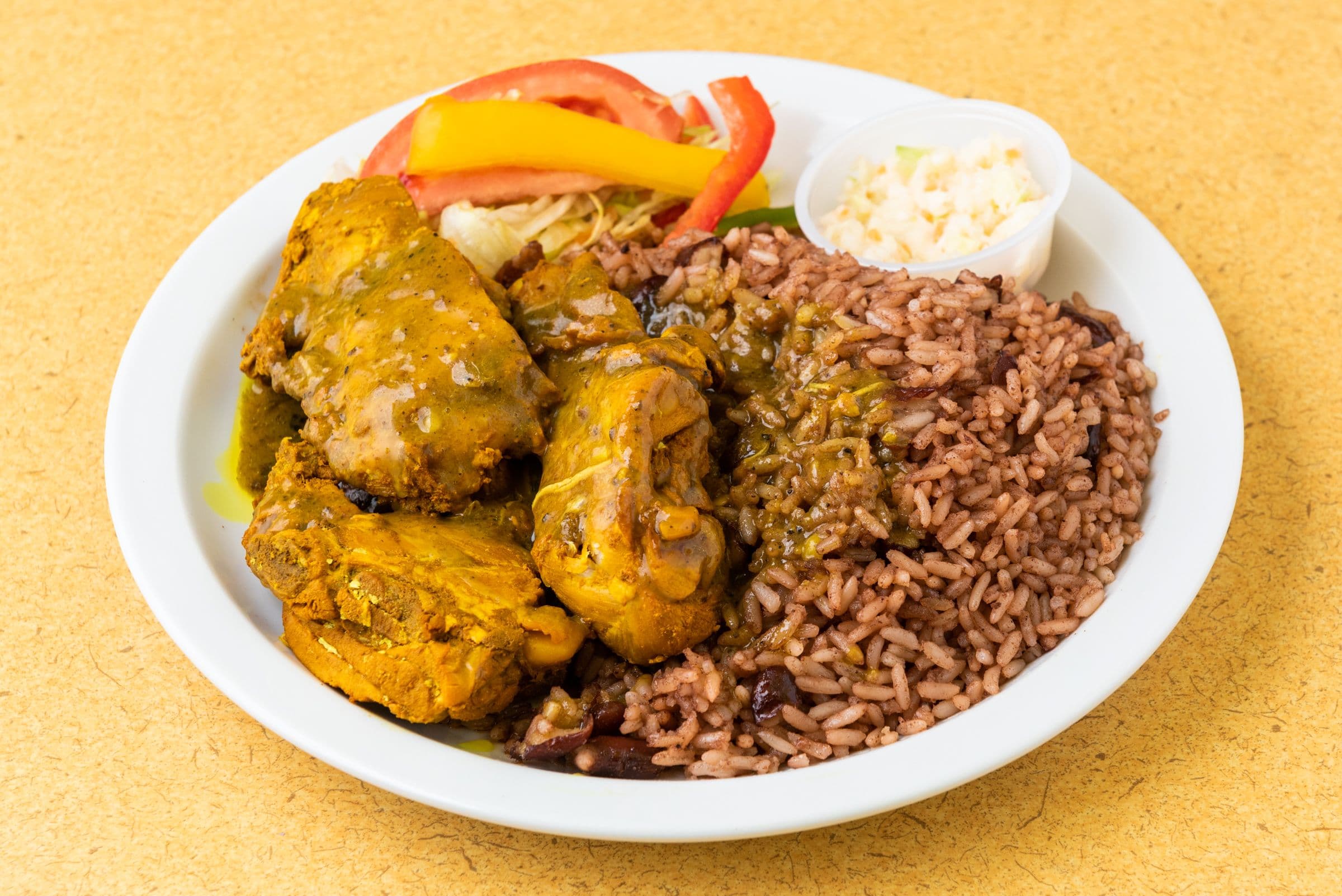 Curry Chicken Leg Dinner