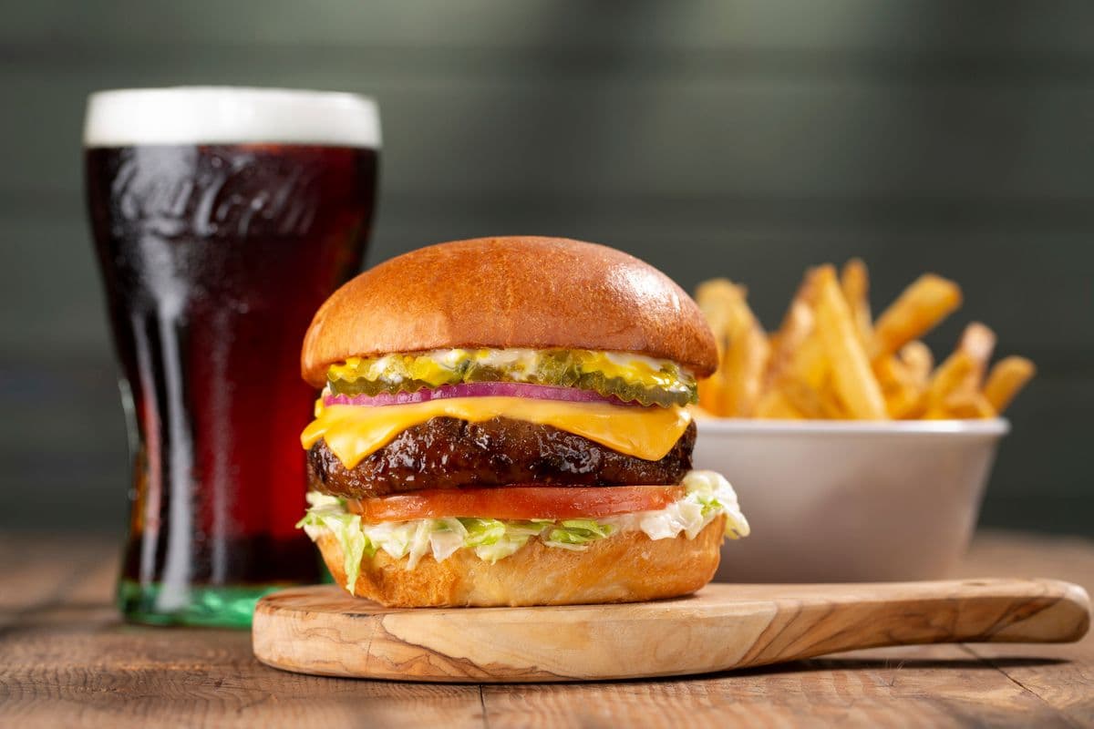 Beyond Meat Deluxe Burger Combo