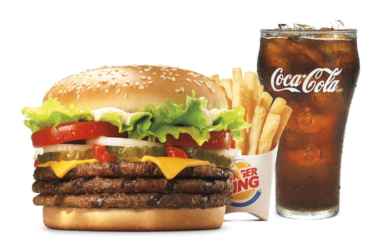 Triple WHOPPER® with Cheese Meal (1620-1920 Cals)