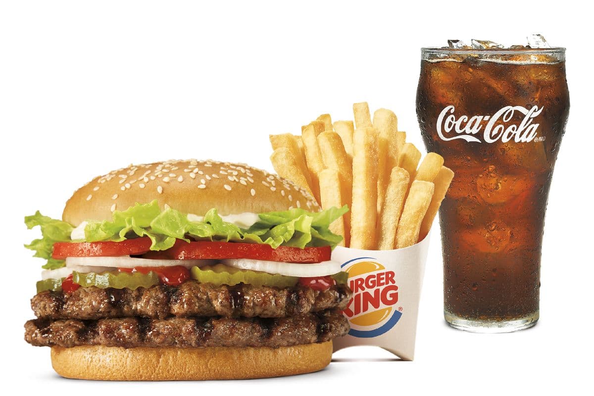 Double WHOPPER® Meal (1300-1600 Cals)