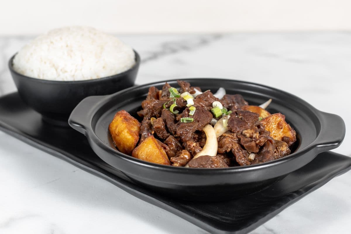 Beef Hot Pot with Rice