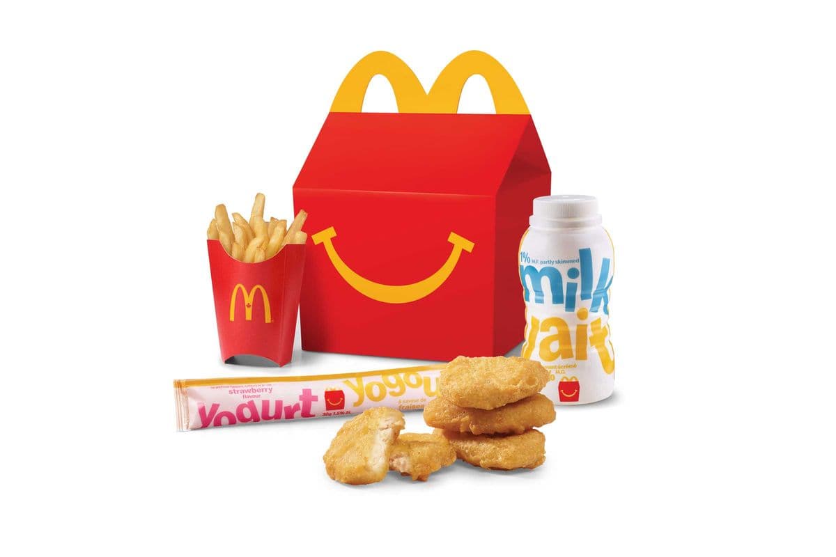 Happy Meal 4 McNuggets with Mini Fries [360-490 Cals]