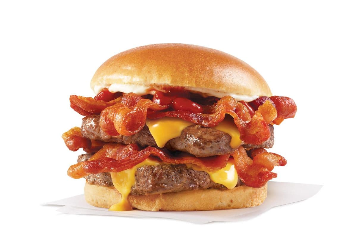 BaconatorMD double avec fromage / Double Baconator® with Cheese (Cals: 970)