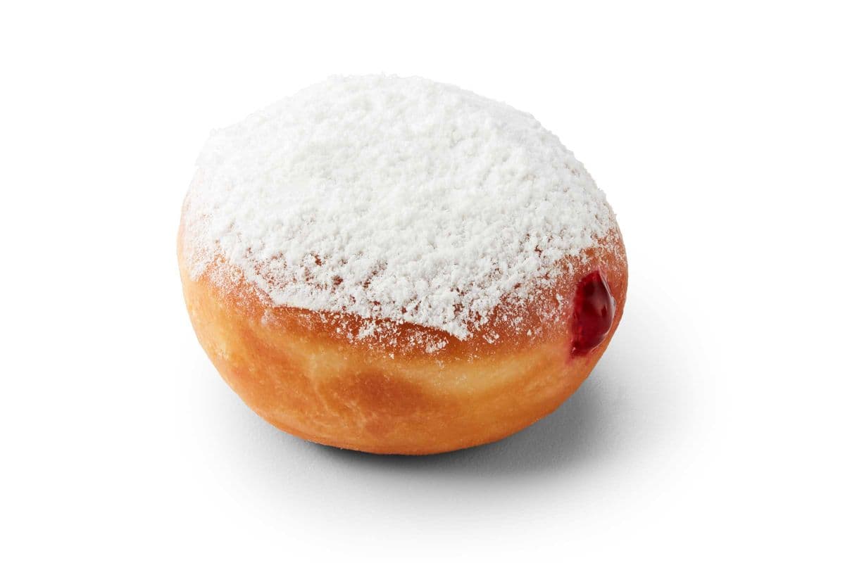 Strawberry Jelly Powdered Donut [160.0 Cals]