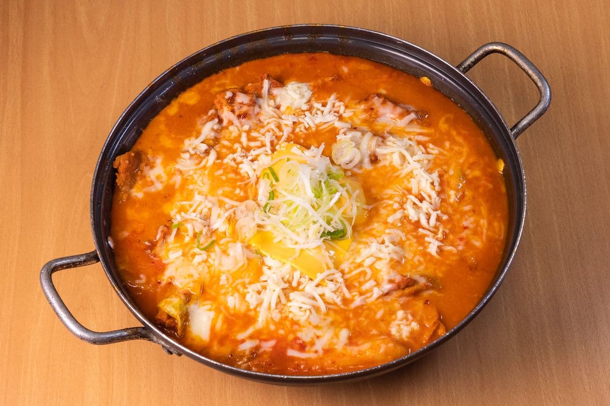 10. Chicken with Cheese Ddock Bok Ki