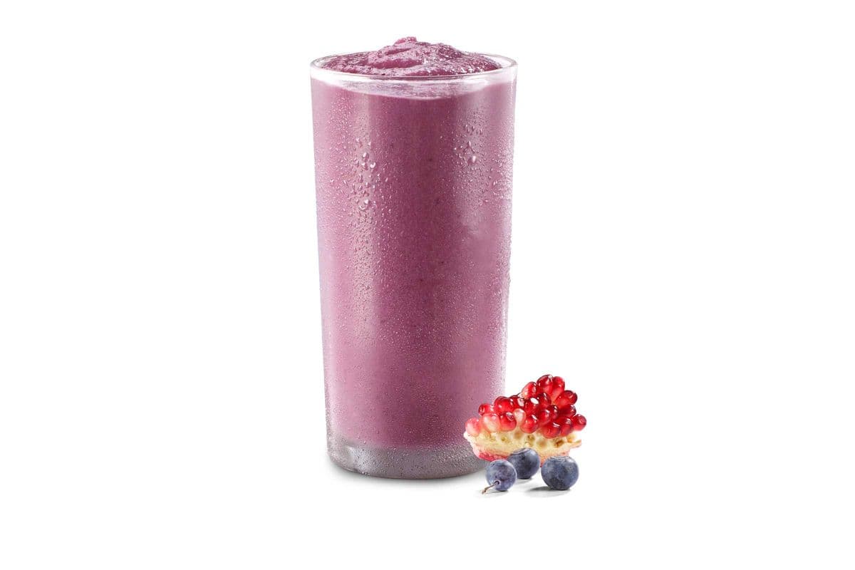 Blueberry Pomegranate Real Fruit Smoothie [130.0 Cals]