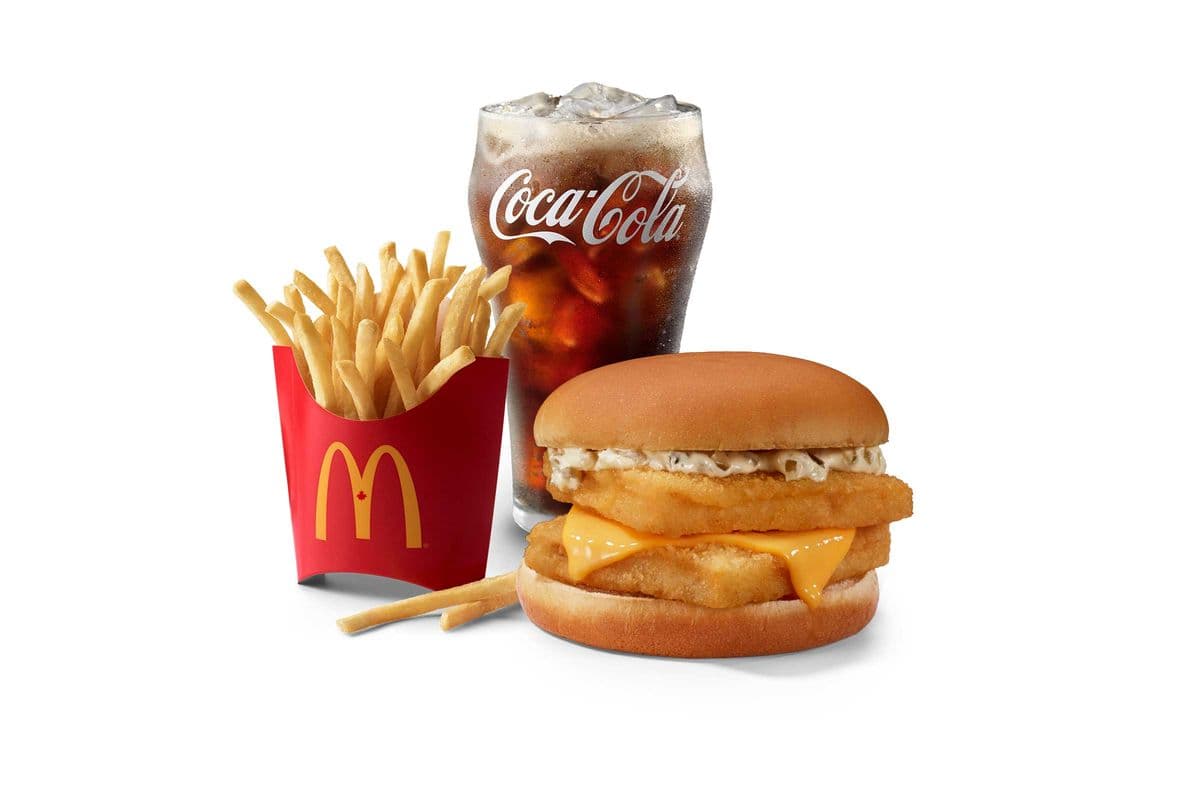 Double Filet-O-Fish Extra Value Meal [710-1140 Cals]