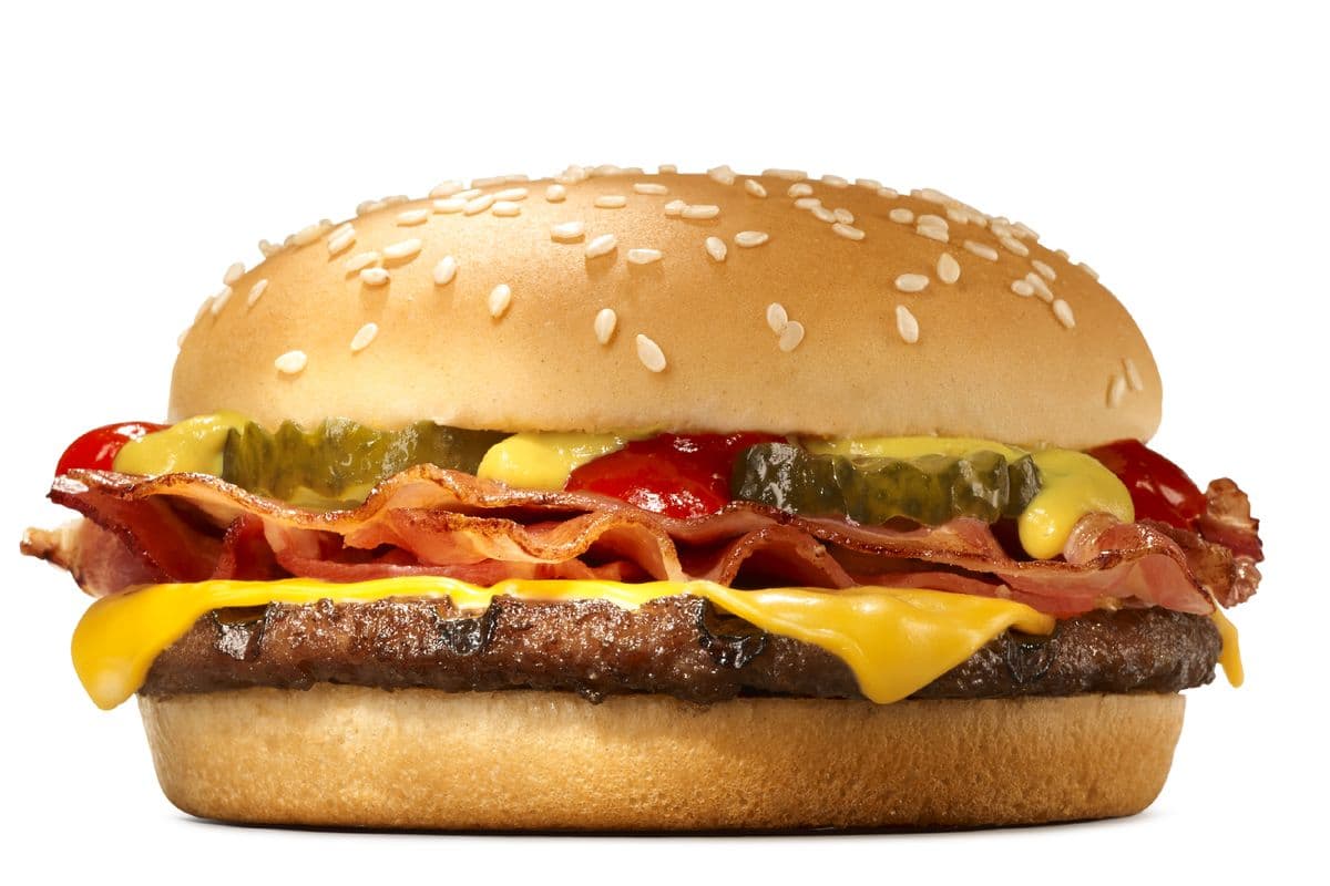 Bacon Cheeseburger (320 Cals)