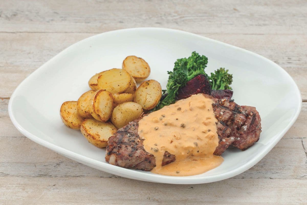 Peppercorn New York Steak (10oz)