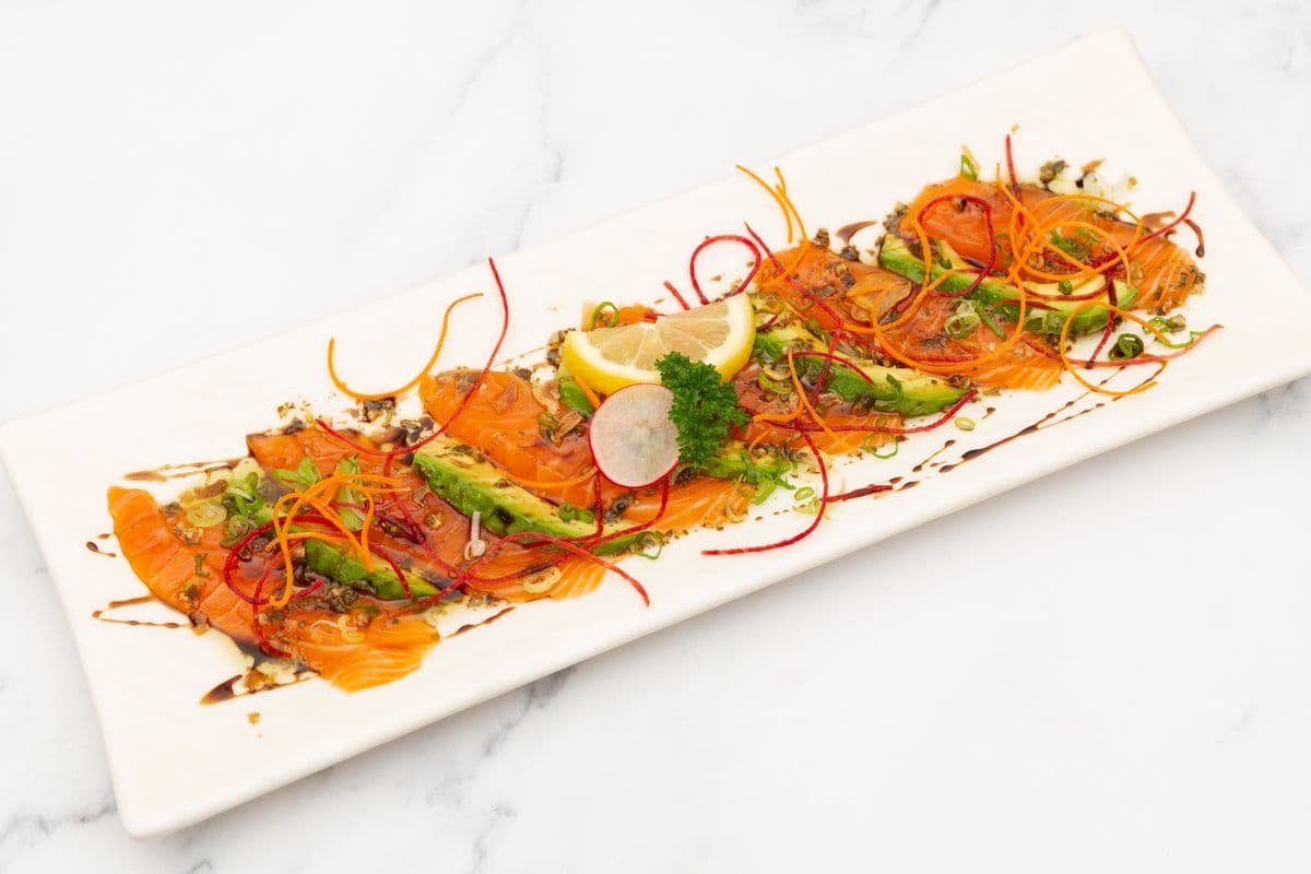 Salmon Carpaccio Sashimi