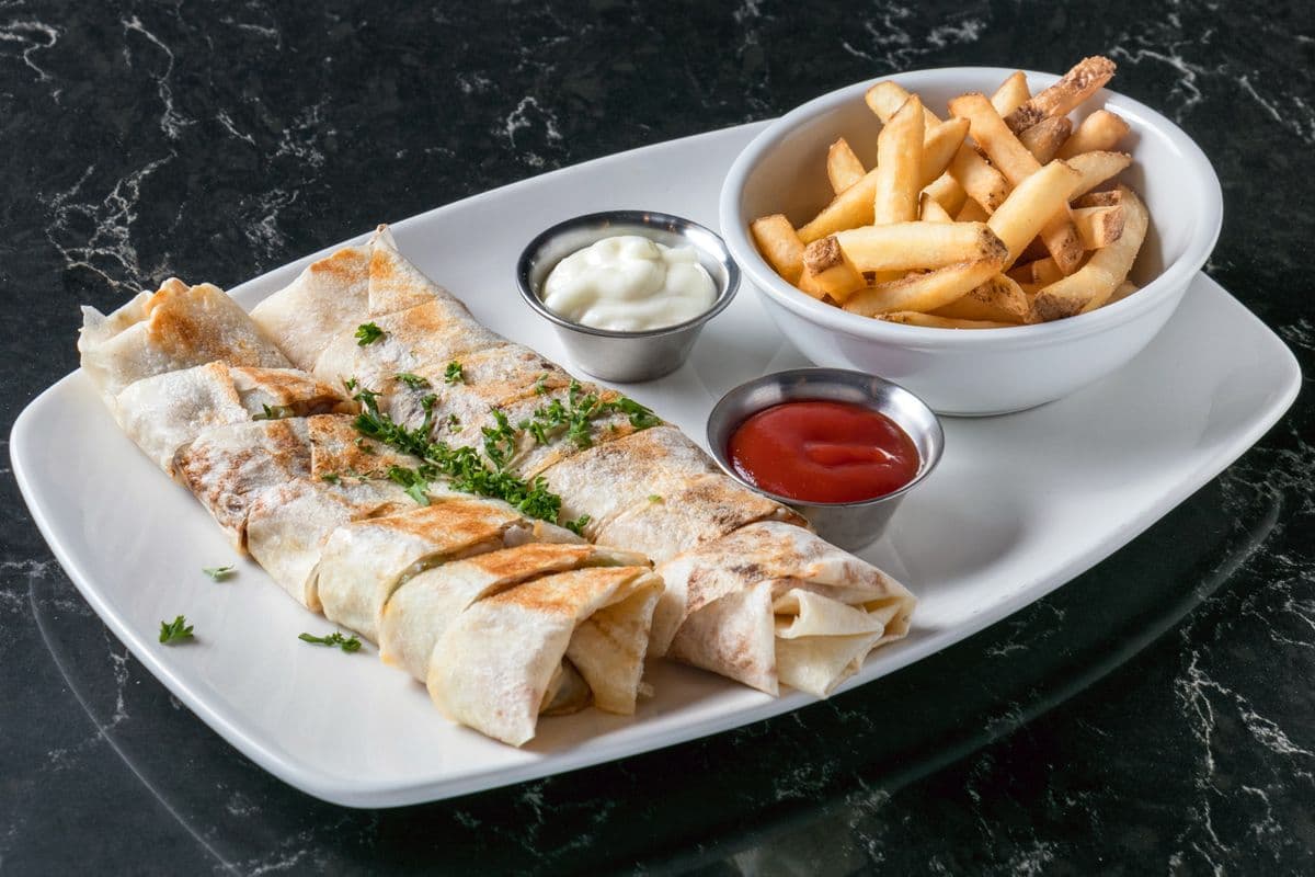 Chicken Shawarma Saj Bites