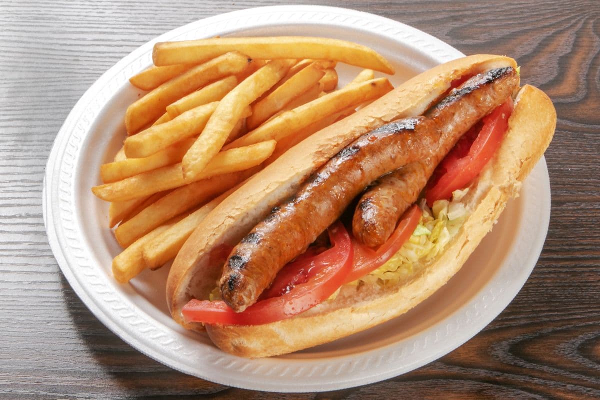 Trio sandwich à la merguez