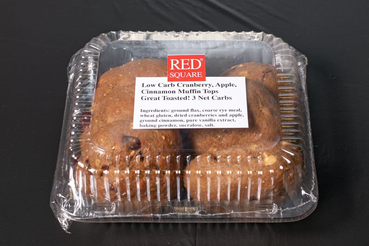 Low-Carb Cranberry Muffin Tops (6 pcs)