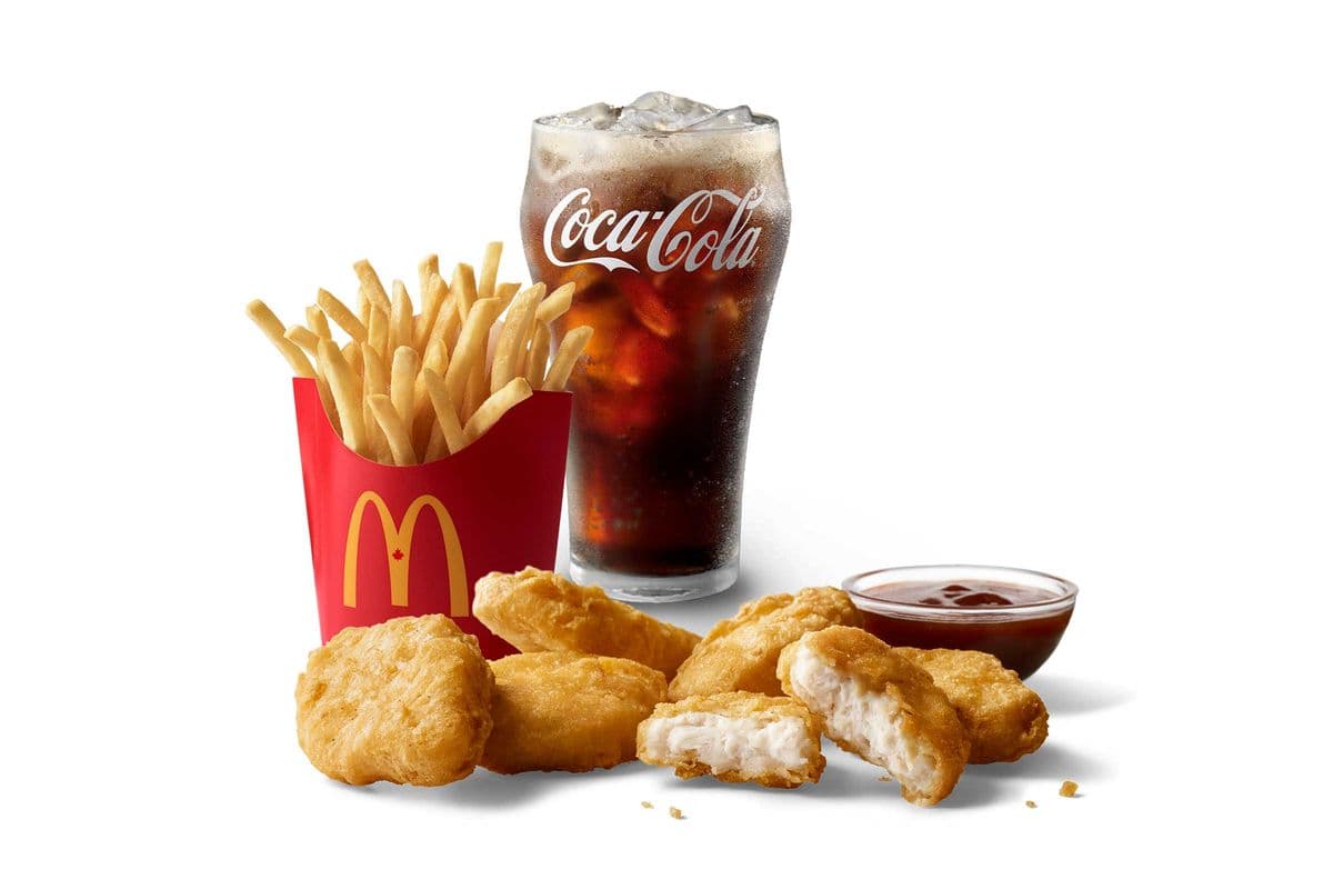 6 McNuggets Extra Value Meal [450-880 Cals]