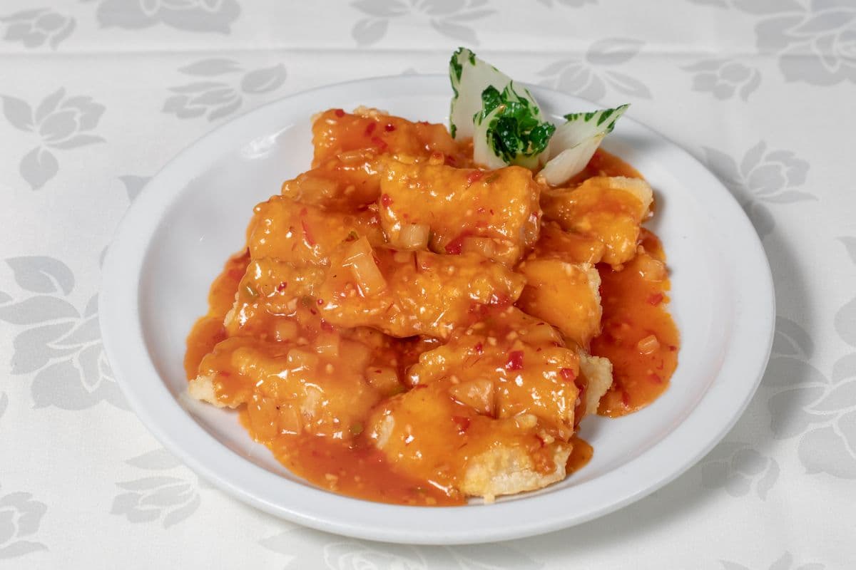67. Breaded Fish Fillet with Sweet-Chili Thai Sauce