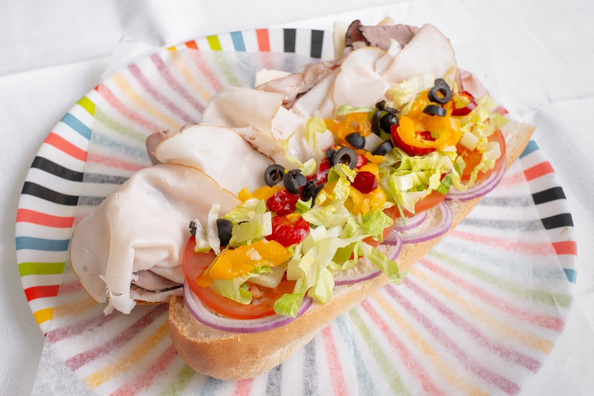 1. Foot-long The Lions Gate Panini ( Turkey,Ham, and Roast beef)